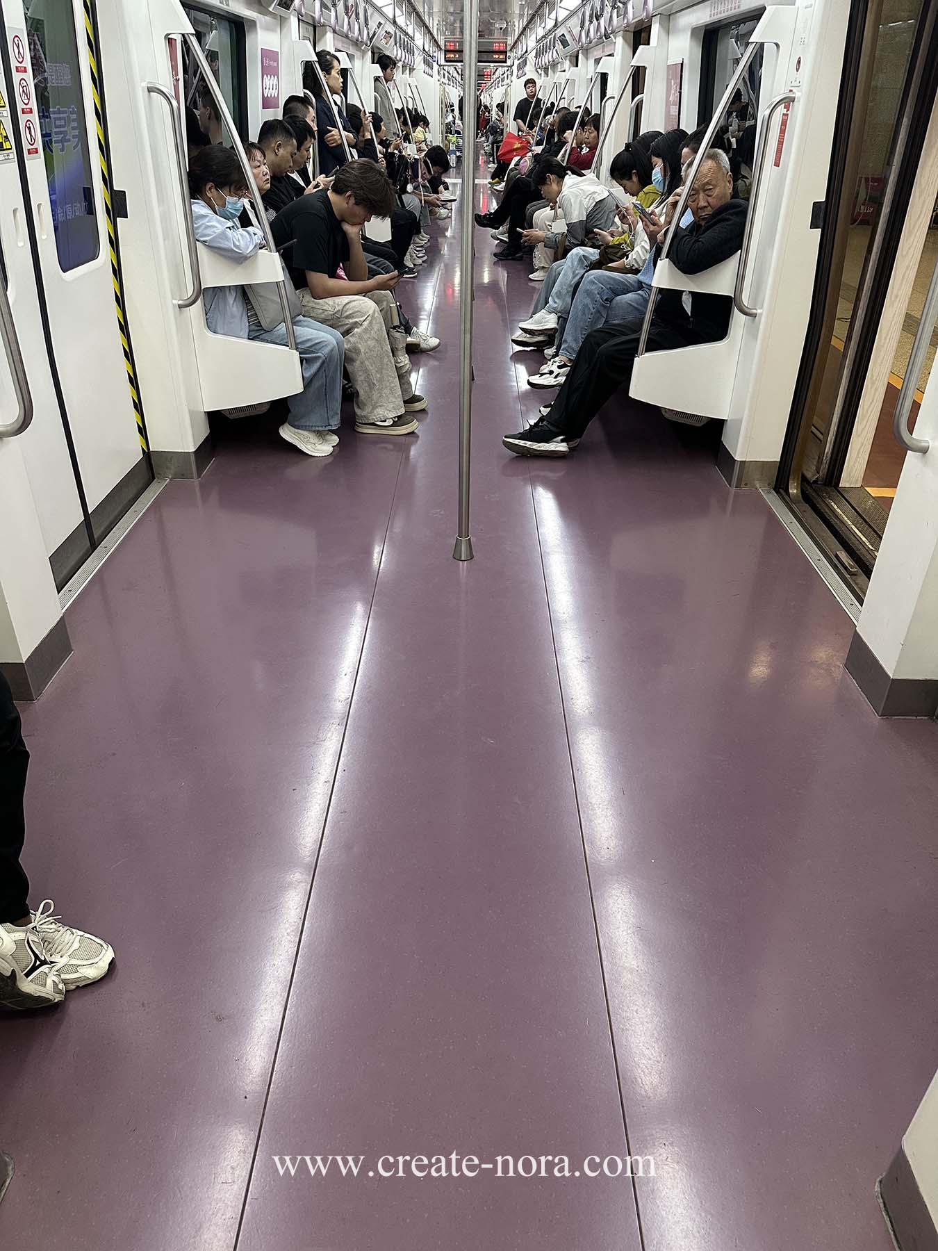 the photo of nora rubber flooring in Xian Metro 6